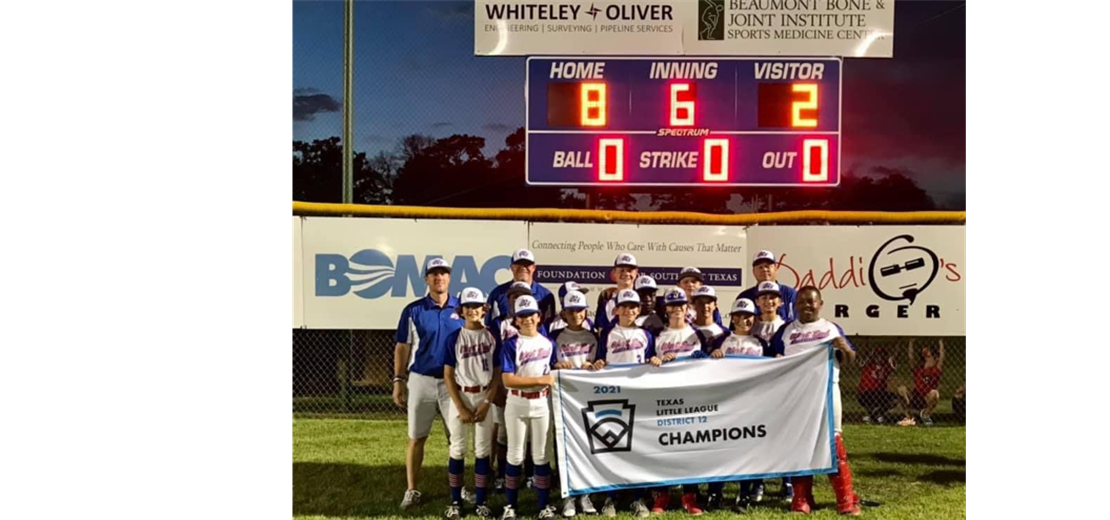            12 - Year Old District Champs 2021
