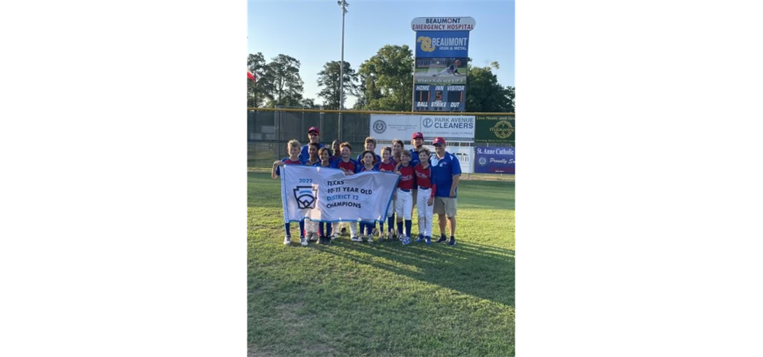 11u District 12 Champions!